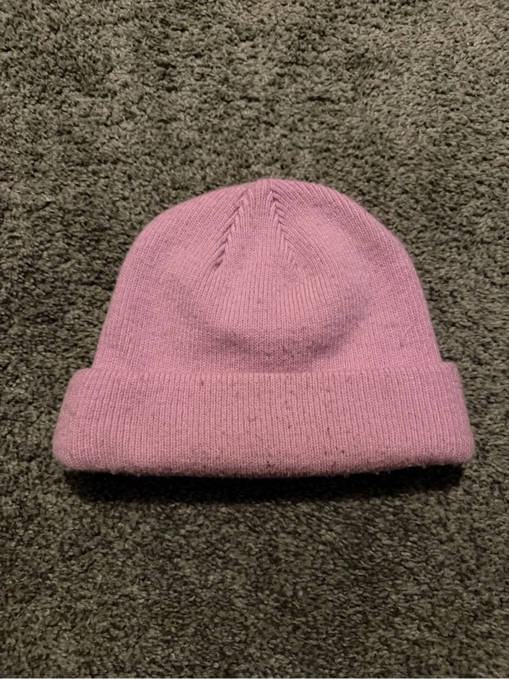 ALO Yoga Kids Lilac Knit Beanie with Folded Cuff